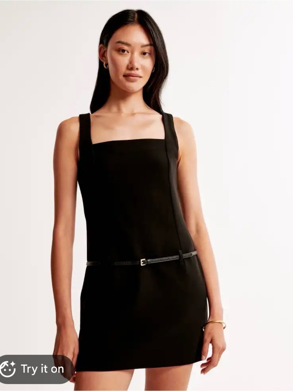 Abercrombie & Fitch Black Strapless Mini Dress